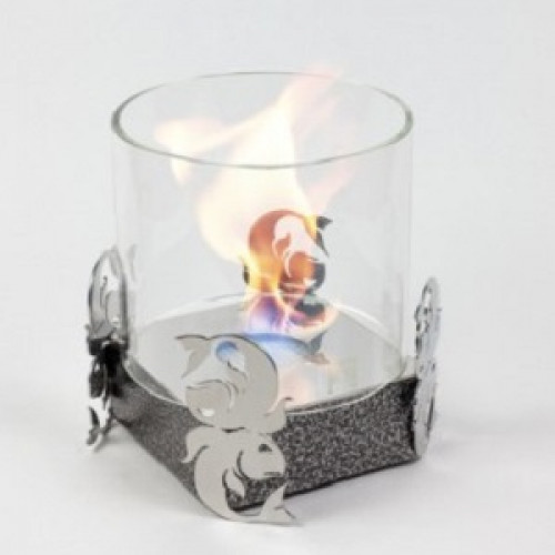 Биокамин Lux Fire Рыбы серебро