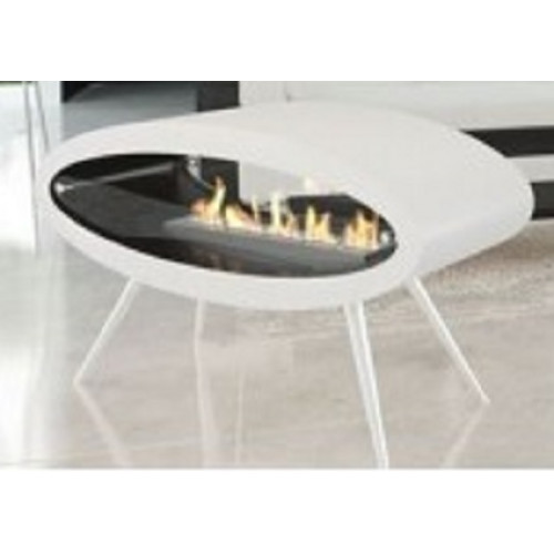 Биокамин Decoflame Ellipse floor белый