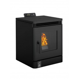 Воздухогрейный пеллетный камин Zota B6H22 black (Зота)