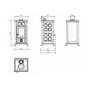 Печь-камин La Nordica Gemma Elegance Bianco Infinity (белый)