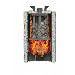 Печь-каменка Grill'D Violet World Romb Long Window