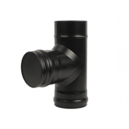 Тройник BLACK (AISI 430/0,8мм) 90* Везувий