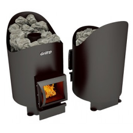 Печь-каменка Grill`D Aurora 160 (Short black)