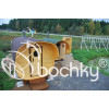 Баня октабочка Мега-3    2,22х5,0 м