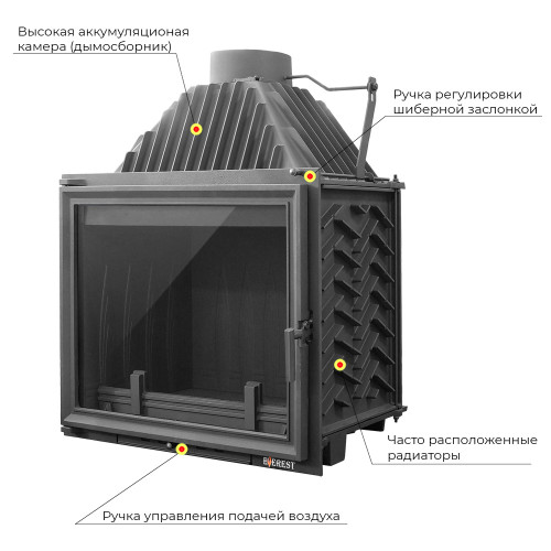 Каминная топка EVEREST A16 Эверест