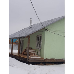 Комплект дымохода  120*200мм нерж 1 мм выход через крышу  8 метров